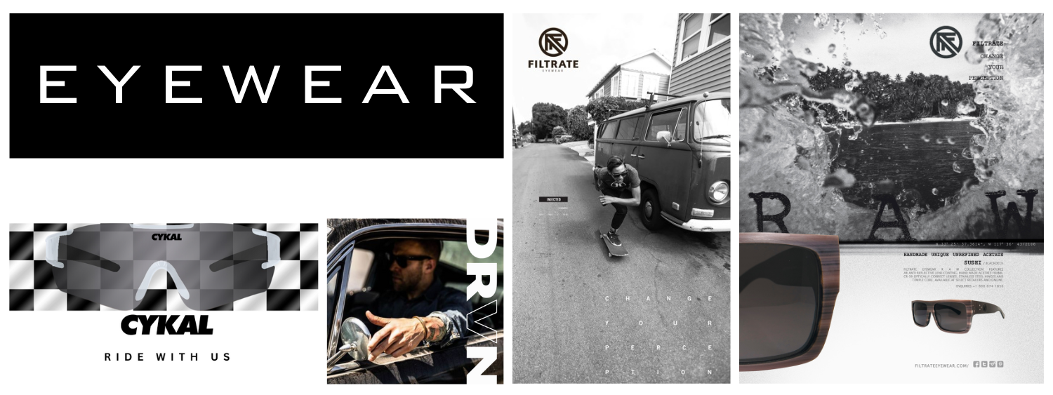 The brand cartel eyewear page